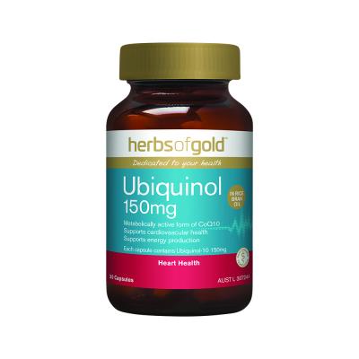 Herbs of Gold Ubiquinol 150mg 30c